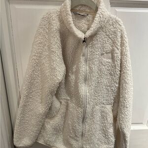 Girls Cream fleece  Jacket